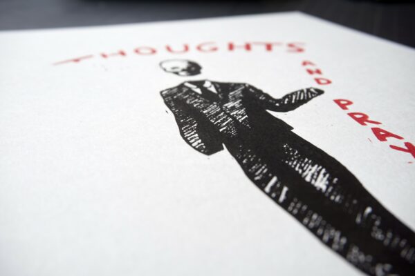 Linoldruck - Thoughts and Prayers