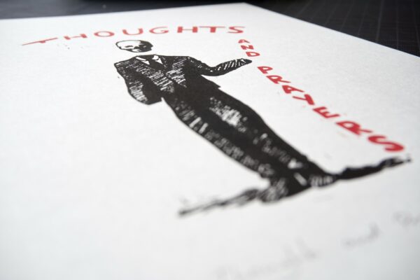 Linoldruck - Thoughts and Prayers